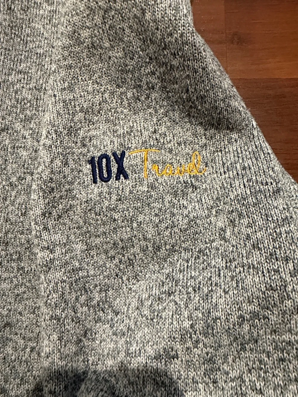 Patagonia Heather Gray Full-Zip Fleece Jacket - Picture 4 of 4